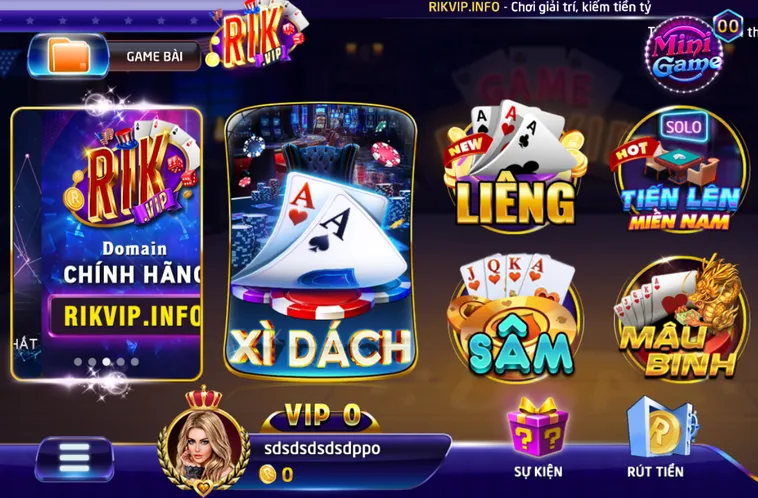 Game Bài RikVip Đỉnh Cao Cá Cược Trực Tuyến Với Tỷ Lệ Đổi Thưởng Lớn