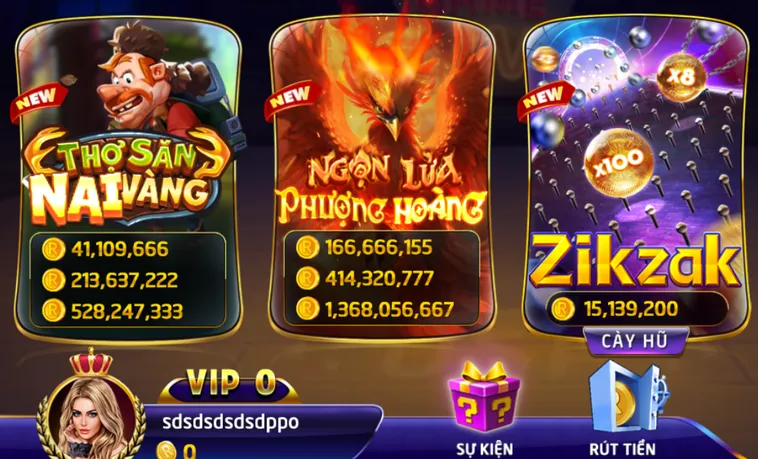 Những tựa game nổ hũ siêu hot tại Rikvip.