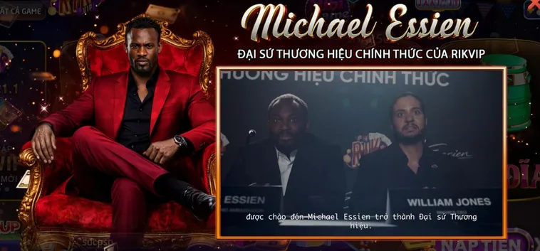 Đại sứ thương hiệu RIKVIP Biểu Tượng Của Sự Uy Tín Và Đẳng Cấp Cá Cược Hàng Đầu